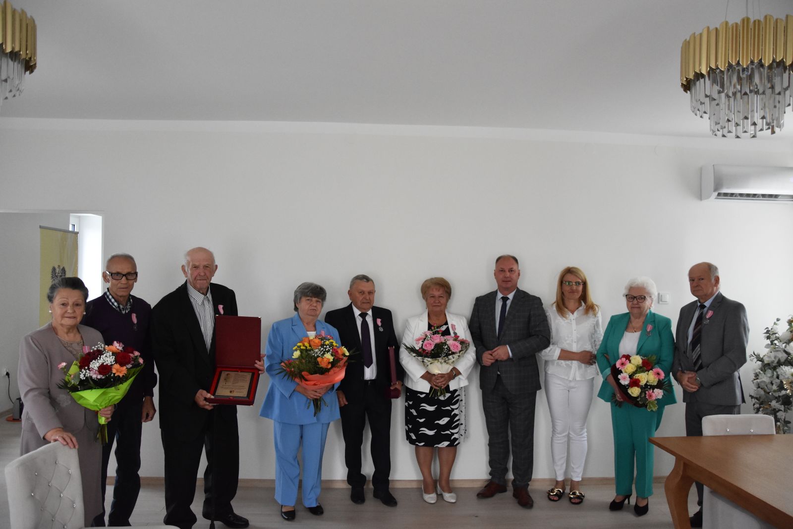 Zdjęcie: Jubileusz Złotych Godów w gminie Banie.