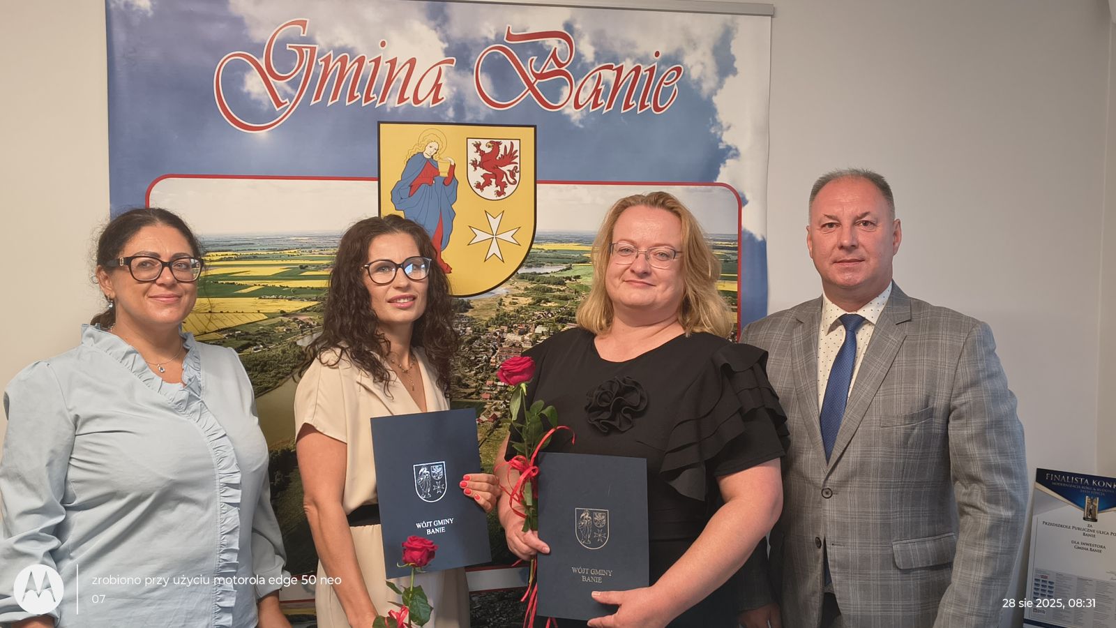 Zdjęcie: Uroczystość nadania stopnia awansu zawodowego.