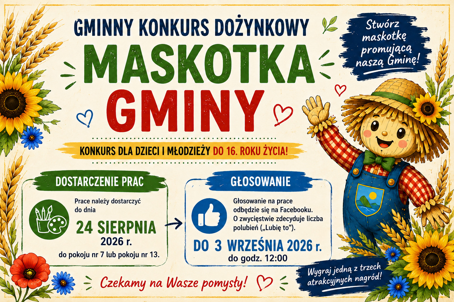 Zdjęcie: Stwórz maskotkę promującą naszą gminę