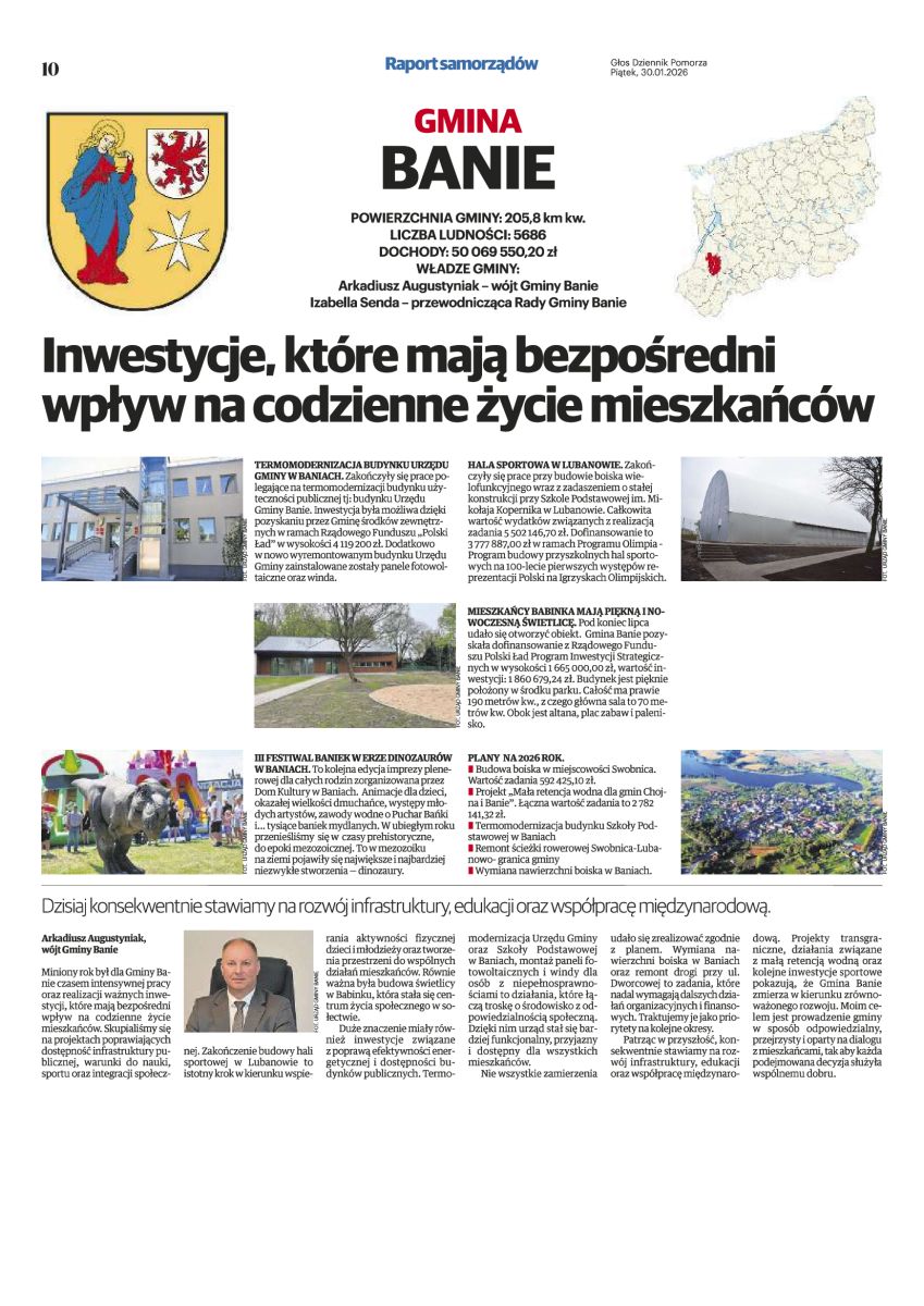 Zdjęcie: Głos Dziennik Pomorza: Raport Samorządów.